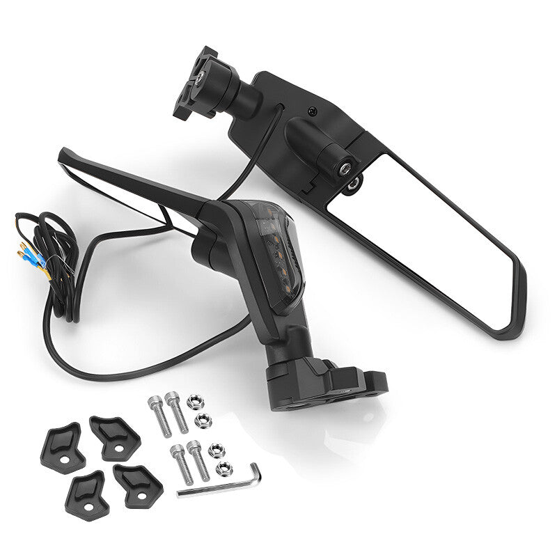 2pcs Rearview Mirror LED Amber Turn Signal Light for Suzuki GSXR 600 750 1000