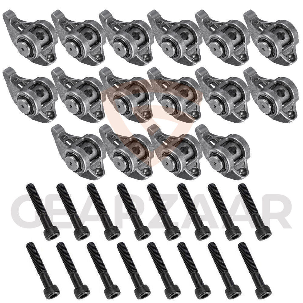 LS1 Rocker Arms w/ Upgraded Trunion Kit Installed For 4.8L 5.3 5.7 6.0 LS2 LS6