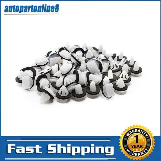 Set of 50 87702-H1000 Rocker Moulding Clip with Sealer For Auveco for Hyundai for KIA Q