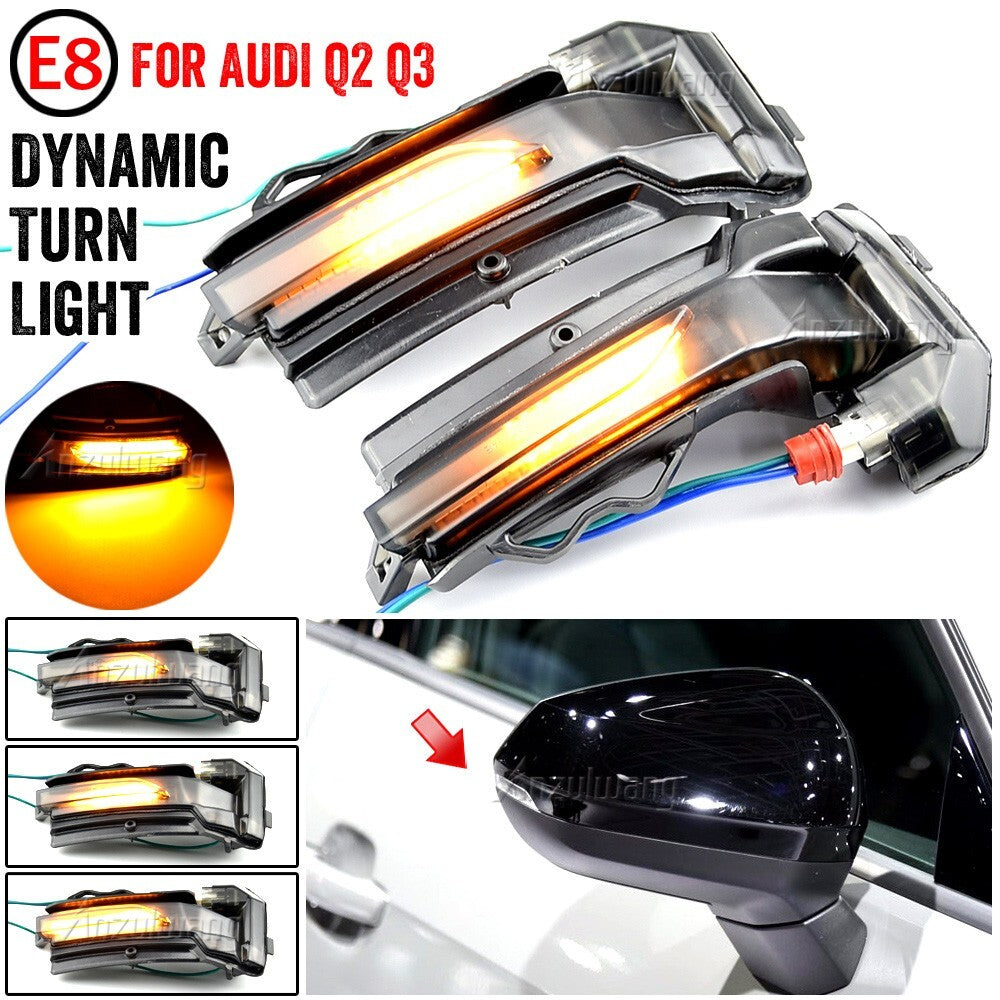 LED Mirror Turn Signal Light Indicator for Audi Q2 GA Q3 F3 2016-2019