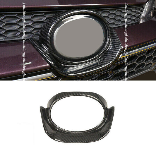 for Toyota for Corolla 2019-2022 Carbon Fiber ABS Front Logo Emblem Badge Cover Trim