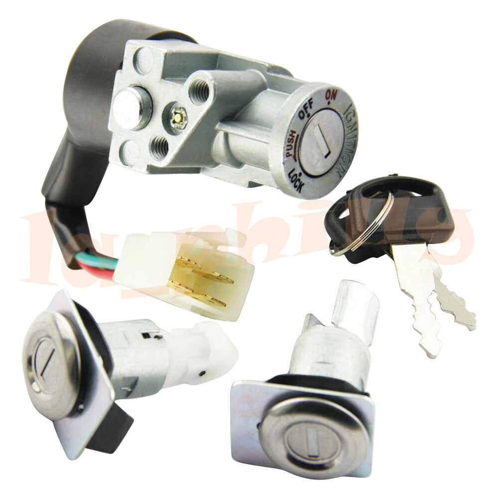 Fits for Honda CH80 Elite 1985-2007 35010-GV4-901 Ignition Switch Lock Set Q
