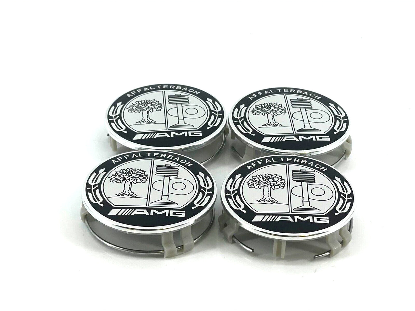 4-piece wheel center caps, Amg Affalterbach 75mm rim
