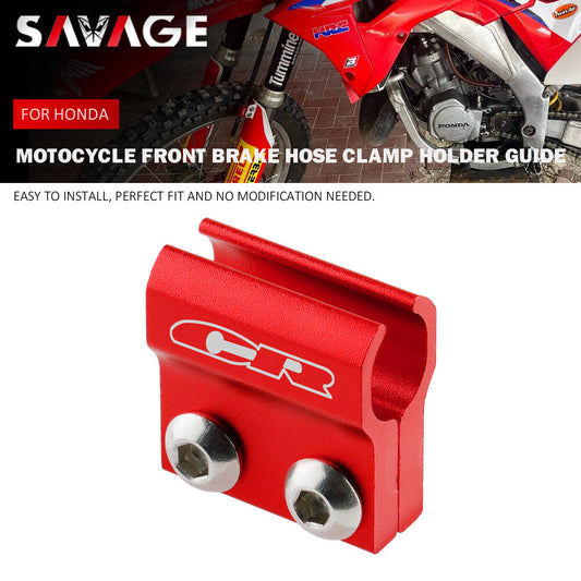 Front Brake Hose Clamp Holder for HONDA CR250R CR125R CR80R 85R/RB 500R CR80RB Q