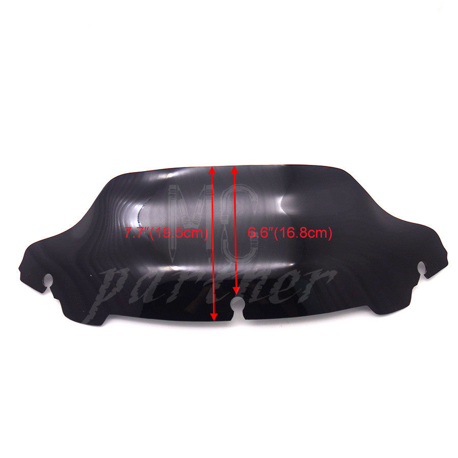 6.6 Black Wave Windshield Windscreen for Harley Electra Street Glide 2014-2016 Q