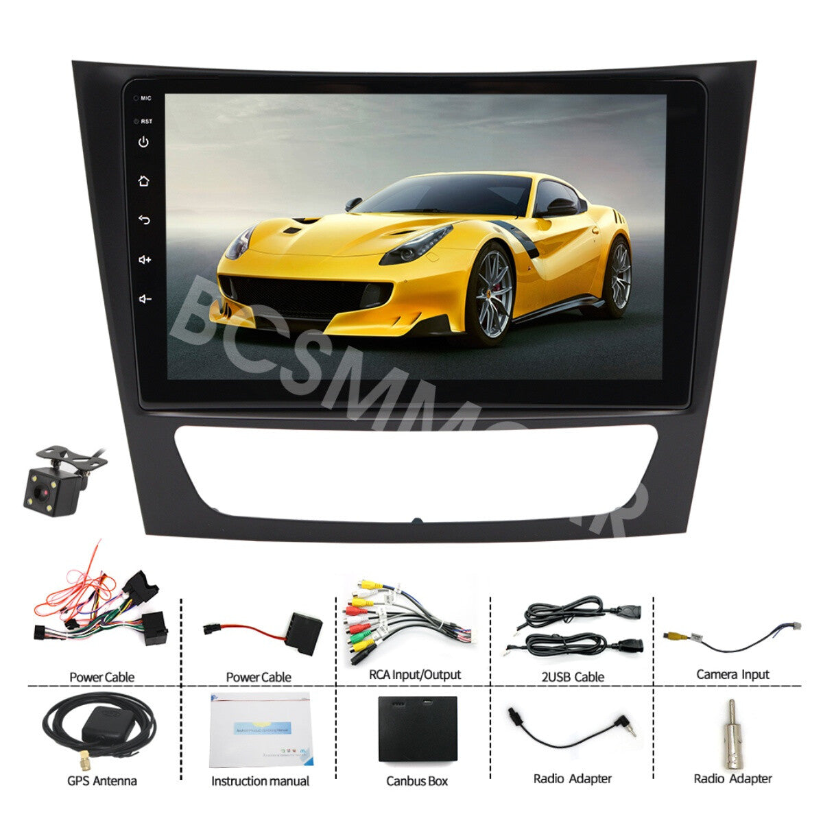 Radio Player Bluetooth GPS Navi Fit for Mercedes-Benz CLK-Class W209 2005-2006