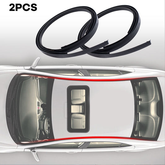 2pcs 75551-52130 For 07-11 for Toyota Yaris Hatchback Roof Drip Moulding Trims