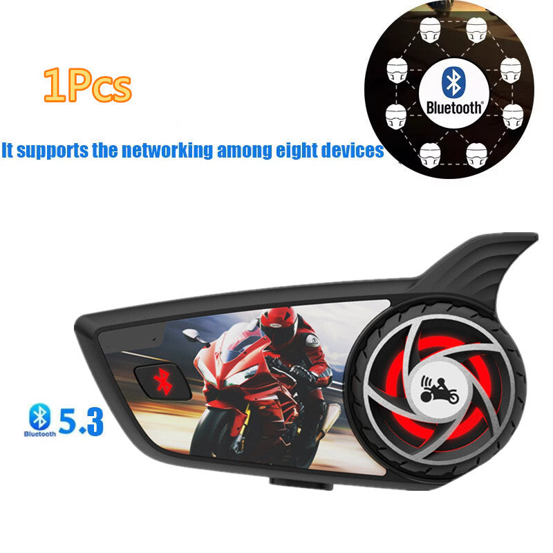 Bluetooth Motorcycle Helmet Headset Intercom Walkie Headset Speaker Earphone Kit
