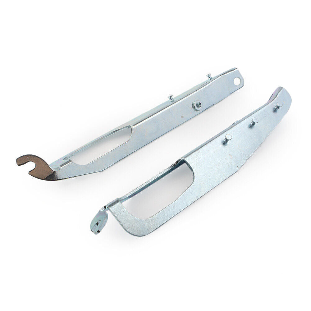 2x Heavy Duty Inner Fairing Support Bracket Plated Fit for Harley FLHX 96-13 Silver