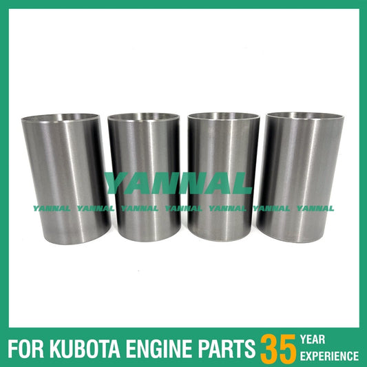Brand new 4-piece V2403 V2203 cylinder liners (semi-finished) for engine parts -
