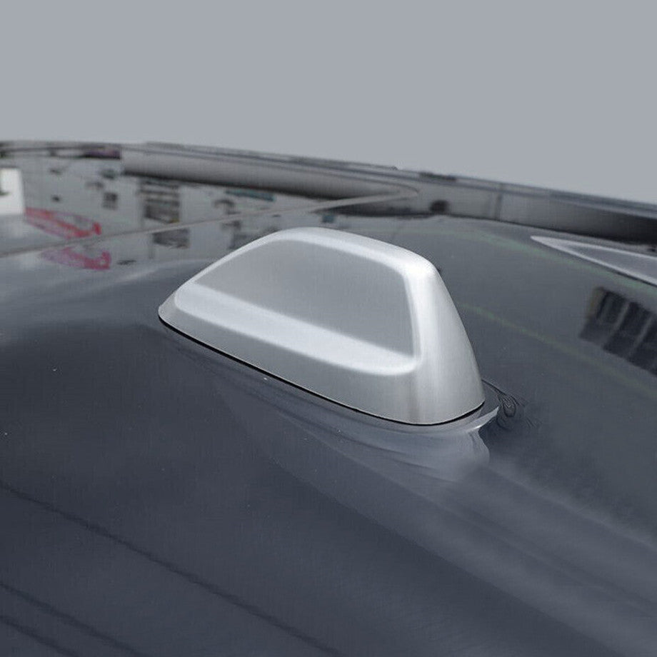 For 2014-2024 for Dodge Durango Matte Silver Look Fin Antenna Base Cover Trim v