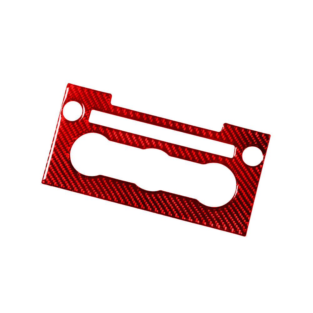 2X Red Carbon Fiber Sunroof Button Cover Trim For Silverado/tahoe/ for sierra 2007-14 v
