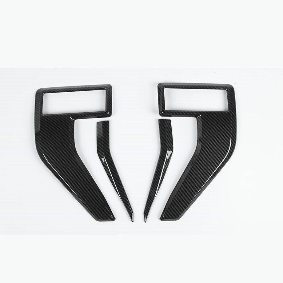 For 21-23 F150 ABS Carbon Side Fender Badge Emblem Vent Cover Trim B n