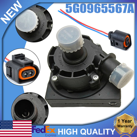 Auxiliary coolant pump #5G0965567A suitable for CC, for Golf , for Jetta , for Passat , for Audi A3, Q3 n
