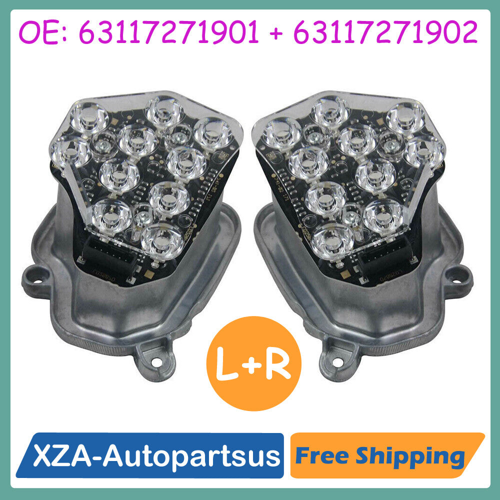 Set of 2 Turn Signal LED Headlight Module Left Right for BMW F10 F18 F11 520i