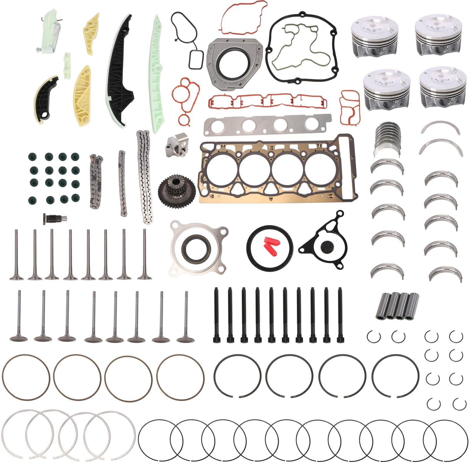 EA888 for VW for Golf for Jetta for Tiguan for AUDI Engine Overhaul Rebuilding Kit 2.0T 13-18