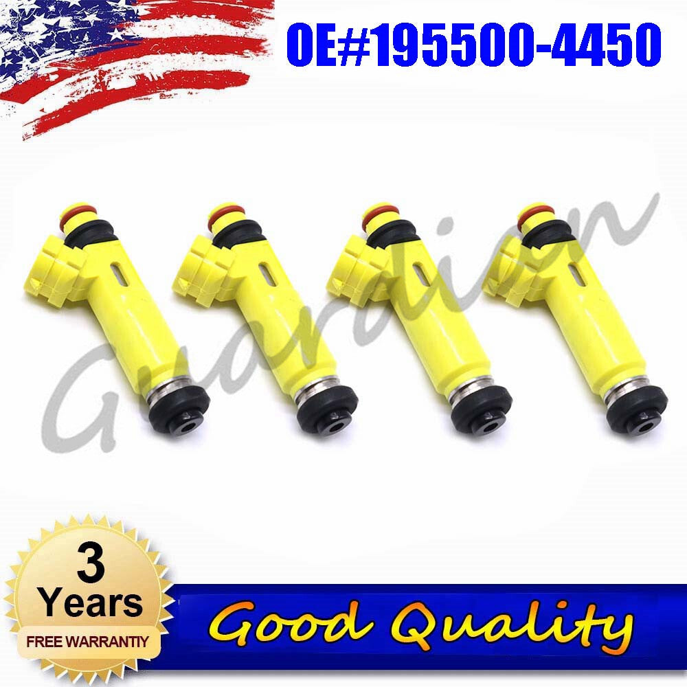195500-4450 4x Fuel Injector Replacement Parts for Mazda RX-8 1.3L (2004-2008, 05, 06, 07-)