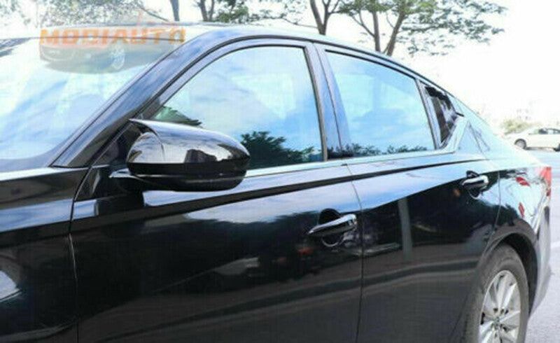 for Nissan Altima 2019-2024 Gloss Black Stainless Window Bottom Strip Cover Trim