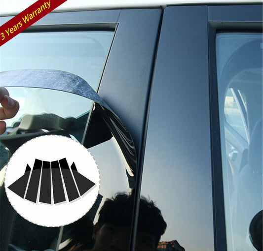 Fit for Kia Forte K3 19-2023 Gloss Black Pillar Posts Window Door Moulding Trim