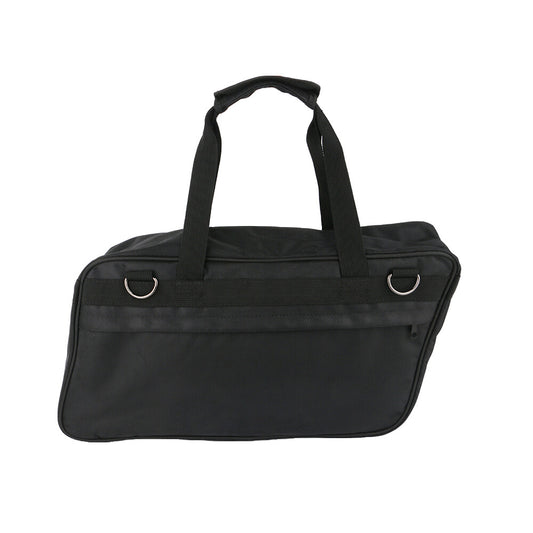 Motorcycle saddlebag lining, travel and touring bag, right side for touring gliding