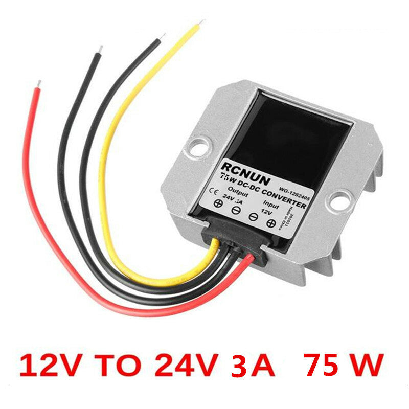 Car Converter Regulator DC Converter 12V to 24V StepUp Boost Power Supply Module