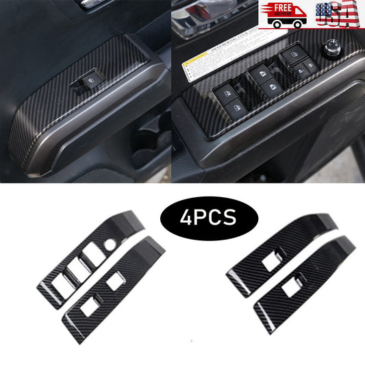 Chrome exterior rearview mirror protectors with lights, suitable for Nissan Titan 2016 - 2023