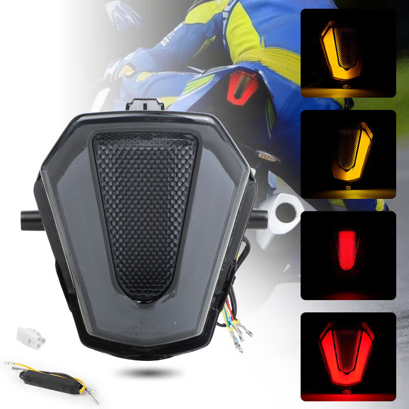 LED Integrated Tail Light Brake Turn Signal Lamp fit GSXR1000 GSX-R 1000 2017-24