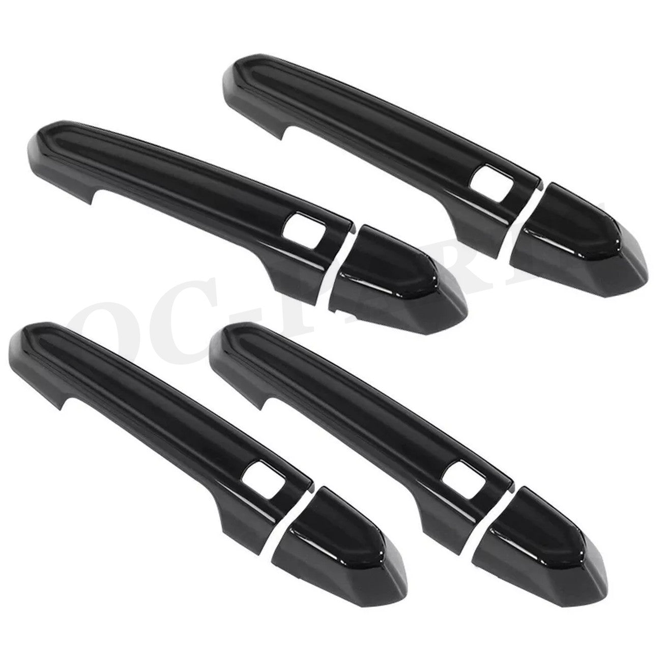 Glossy Black for Smart Key Door Handle Cover Trim for Cadillac ATS XTS CT6 XT4 XT5 XT6