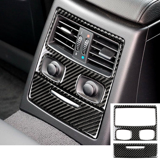 2¡Á Carbon Fiber Rear Air Vent Outlet Panel Trim for BMW 3 Series E90 E92 2005-12