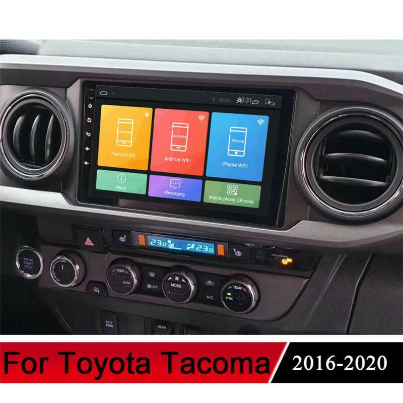 9-inch car radio stereo GPS player for 2016-2020 Tacoma, Android 10.1, compatible with BT and WIFI. n