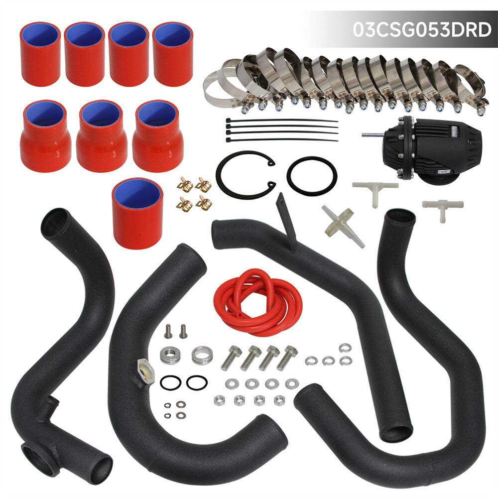 Intercooler Pipe Piping Kit + BOV Kit for VW for Jetta for Golf GTI MK4 1.8T 98-05 Red