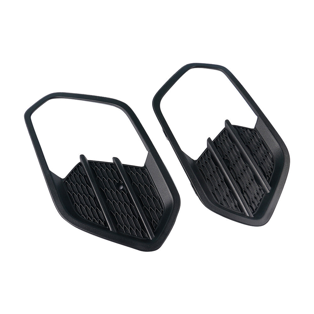 2Pcs Front Bumper Grille Outer Cover Left  Right Fits for Ford Escape 2017-2018 Q