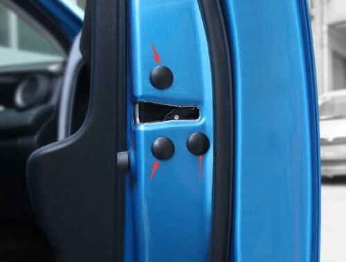 12*Black ABS Interior Door screw protection cover Trim for Toyota RAV4 2016-2024