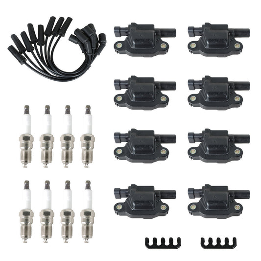 8 UF413 ignition coils + 41-962 spark plugs + 9748U wires for GMC V8 n