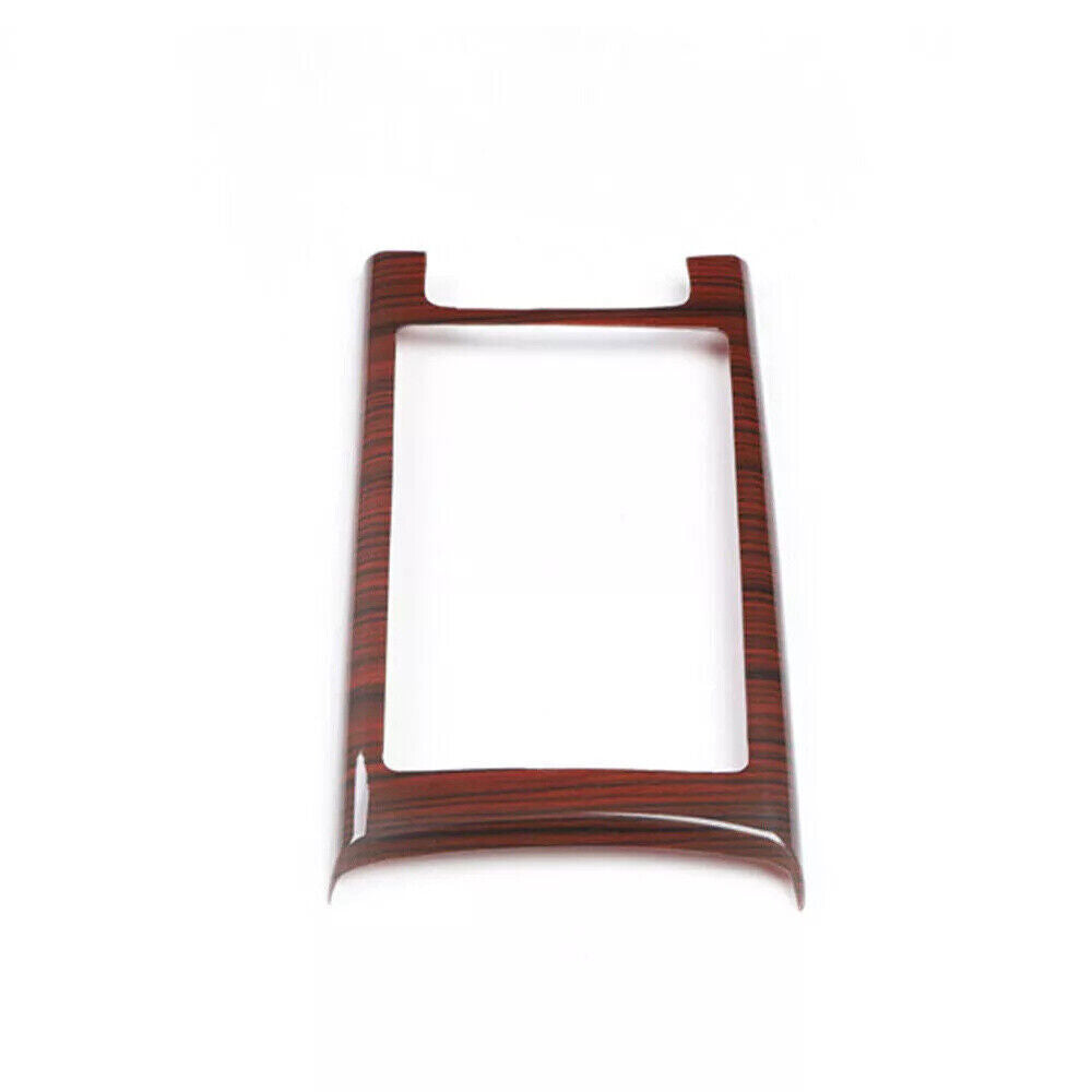 for Audi A6 2008-2011 Peach Wood Grain Gear Water Cup Holder Frame Cover Trim 1P