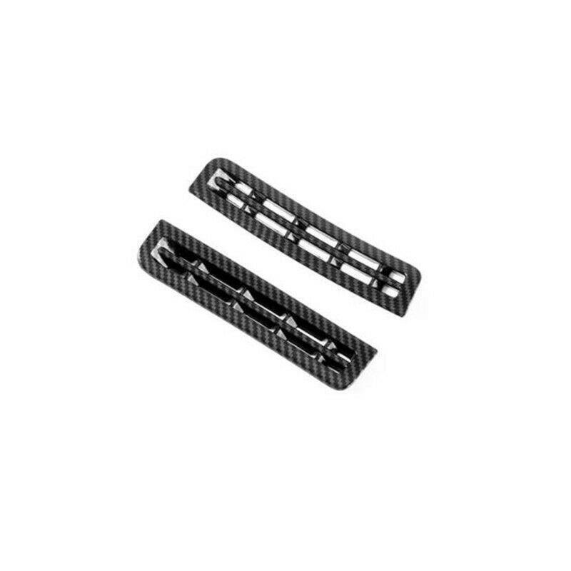 for Honda CR-V CRV 2023-2024 Carbon Fiber Rear Water Cup Holder frame Cover Trim v