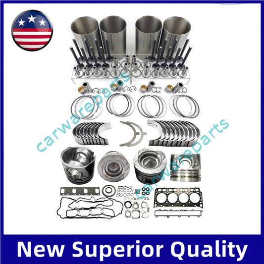 Engine overhaul rebuild kit and connecting rod kit (mast 21 mm) for Audi A4 2.0 TFSI 18182 B