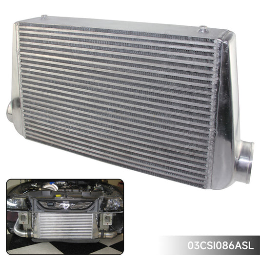 Universal Aluminum Intercooler Core Size:23.6x15.7x4.72 In/outlet 4.0 SUV