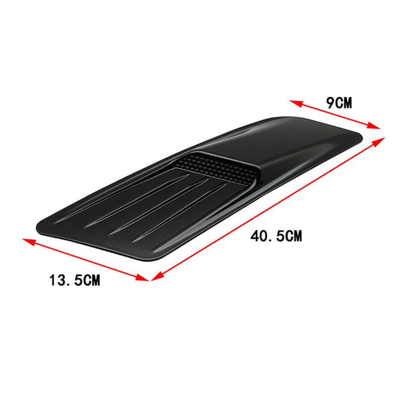 2pcs Air Intake Cover Car Auto Hood Scoop Vent Bonnet Cover Decorative Set v