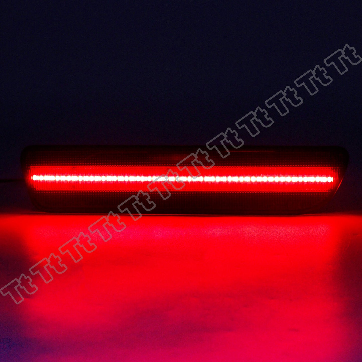 For 2005 - 2009 for Mustang LED Rear Bumper Side Marker Lights Red Lights Smoke Lens - v