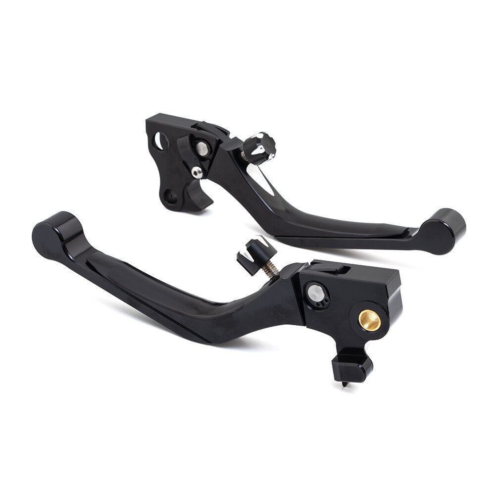Black CNC Extend Adjustable Brake Clutch Lever for Harley Iron 883 1200 XL 04-13 Q