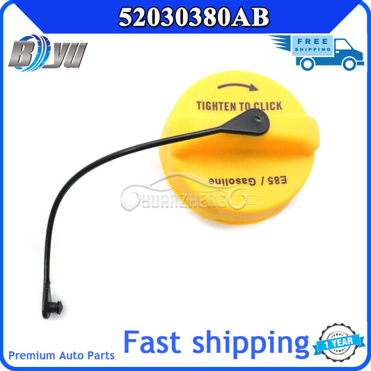 52030380AB Brand New Yellow 1x Gas Fuel Cap for Dodge for Jeep for Chrysler E85 2007-2019 Q