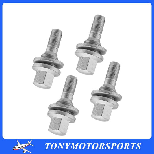 4Pcs Wheel Bolts Fits for Peugeot 206 207 307 308 406 407 607 Partner Q