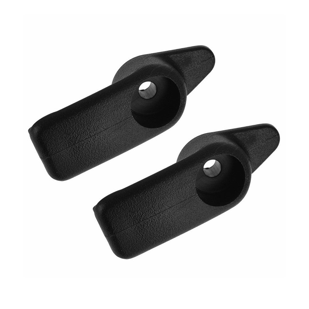 2Pcs Sun Visor Clip Bracket Holder Clip Black Plastic for Corvette 1997-2004 Q
