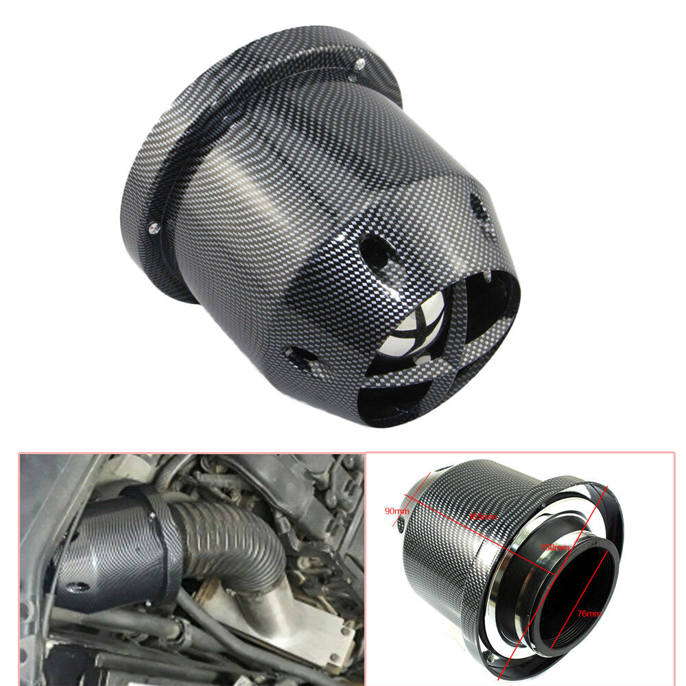 Universal 3 76mm High-flow-rate cold air intake filter cleaner for SUVs - n