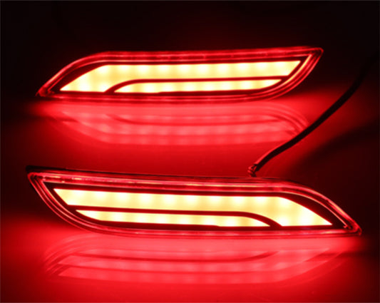 for Toyota for Camry 2018-2023 Smoked Lens LED Rear Fog Light Tail Bumper Light Sets
