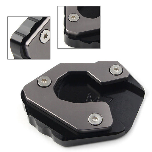 Motor Kickstand Side Stand Extension Plate Pad for Yamaha MT-07 FZ-07 Q