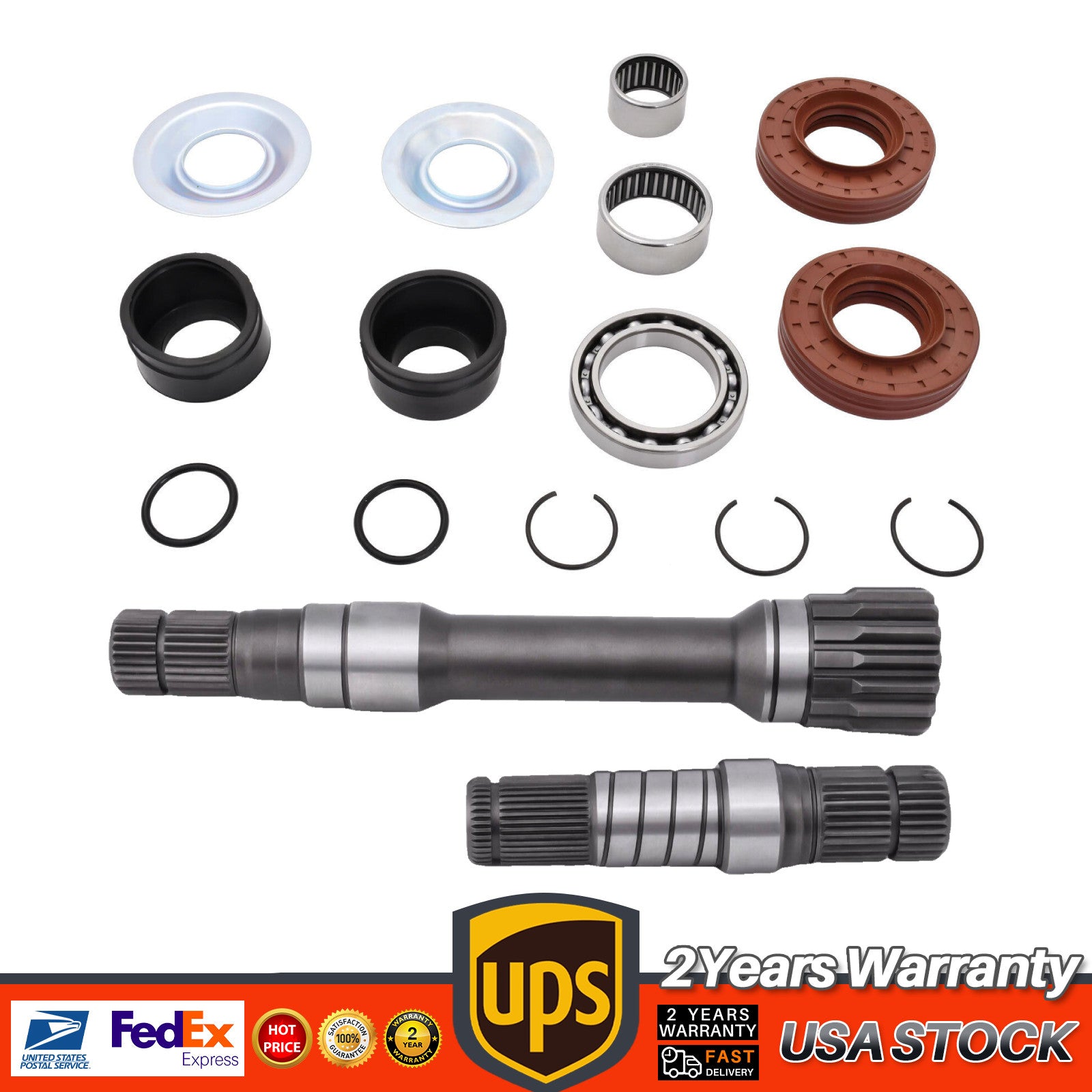 Front Right Differential Axle Intermediate Shaft Inner Kit For 2012-22 for Ram 1500 v