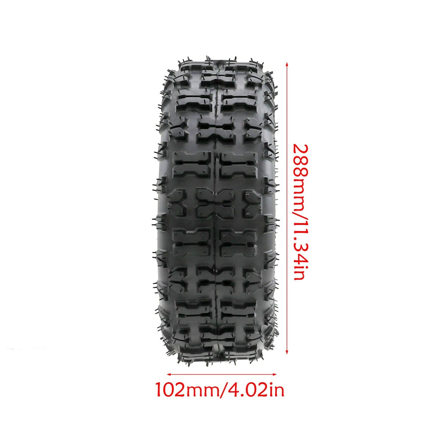 2pcs 6 inch 13x5.00-6 Knobby Tyre Tubeless 13x5-6 Go Kart Mower ATV Quad Scooter