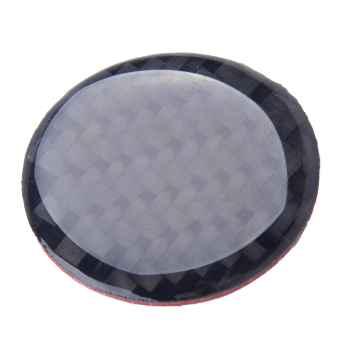 Carbon Fiber Central Console Volume Media Button Knob Cover Trim Fit for Mazda3